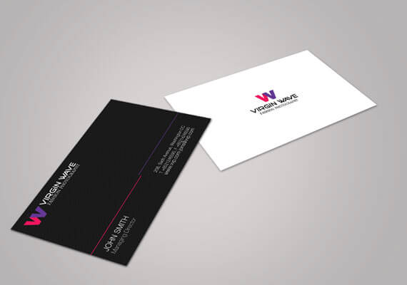 Logo and Business Card design for Virgin Wave